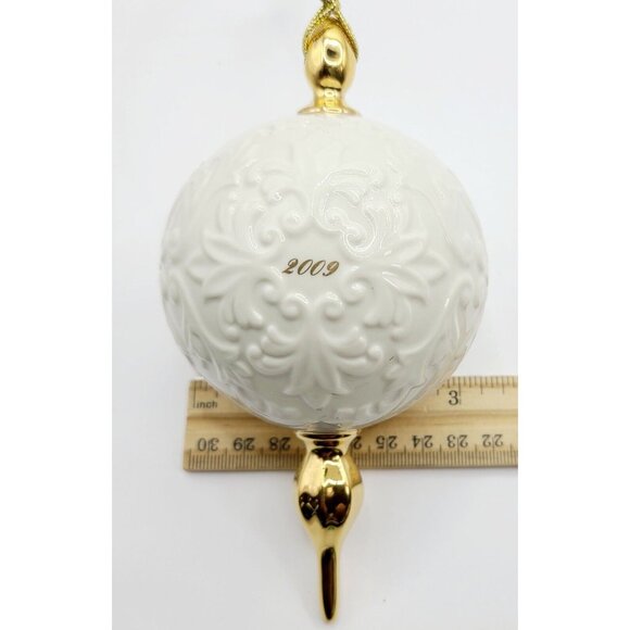 Lenox 120th Anniversary Finial 2009 Ornament Round Christmas Holiday Decor Boxed - Picture 9 of 9